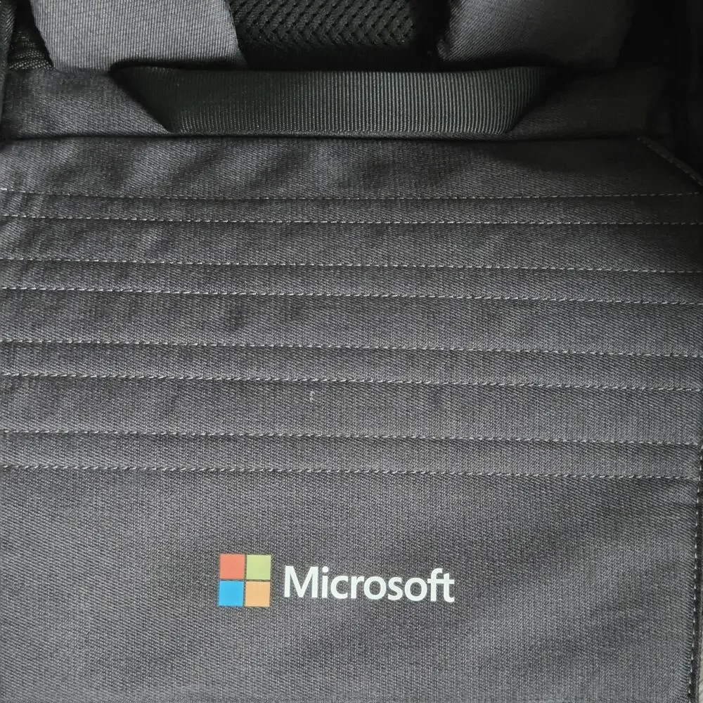 Microsoft Ogio Slalom Gray Laptop Backpack 15, Work/Travel/School Bag Euc